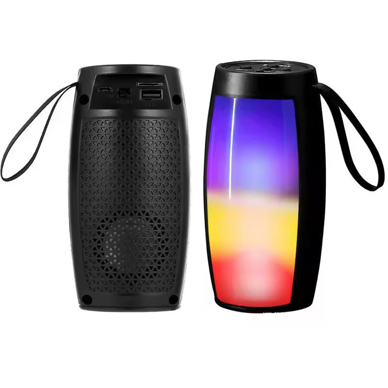 Portable Hifi Bass Bluetooth Speaker with RGB Led Light Lamp